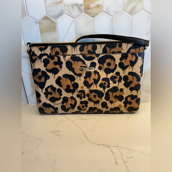 Coach Handbags - Coach Leopard Crossbody